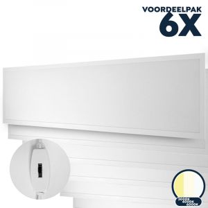 Voordeelpak 6x led paneel 30x120 3000K/4000K/6000K Pro