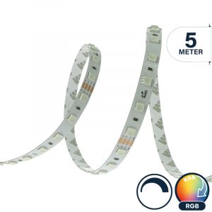 Led strip 5 meter RGB, SMD, 24v | Losse strip