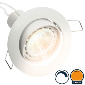 Dimbare led inbouwspot wit GU10 2200K/flame 5W - Pro