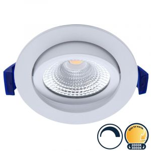 Dimbare led inbouwspot wit, dim to warm, kleine inbouwdiepte, IP54