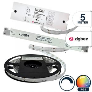 Led strip 5 meter RGB Zigbee, COB | Complete set