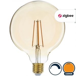 Zigbee led lamp E27 globe 2200K/flame (G125)