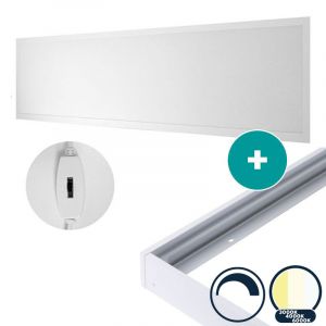 Led paneel 30x120 opbouw 3 kleuren 3000K/4000K/6000K Pro (dimbaar)